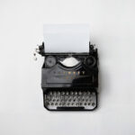 Vintage Typewriter 2 writing typing keyboard technology white vintage